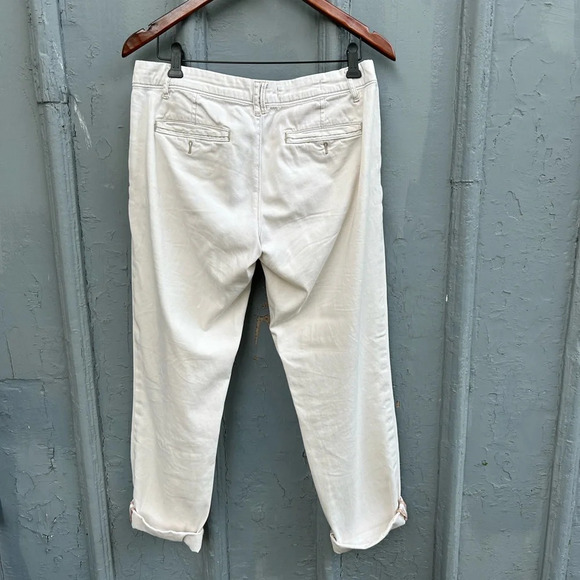 Pilcro Hyphen Creamy  White Chino Pants, size 27 - Picture 4 of 13